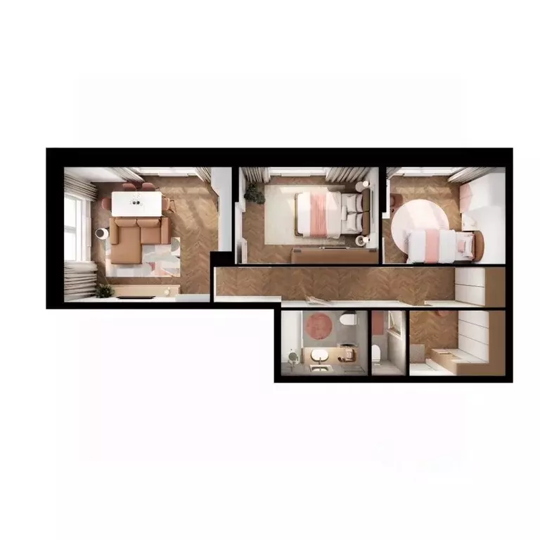 2-к кв. Приморский край, Владивосток Босфорский Парк жилой комплекс, 9 ... - Фото 2