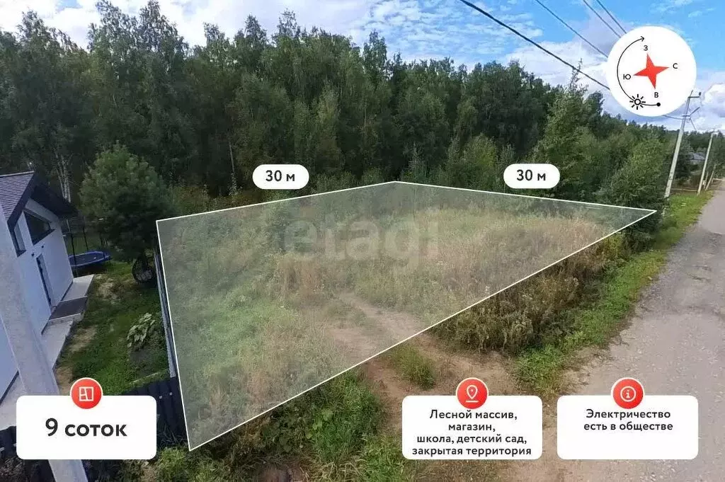Участок в Тюменский муниципальный округ, село Луговое (9 м) - Фото 1