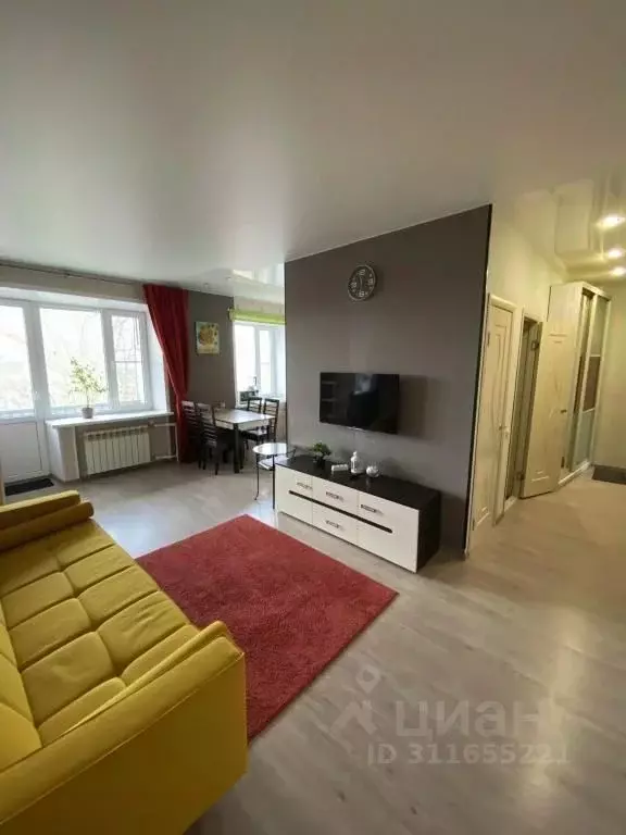 1-к кв. Татарстан, Казань ул. Дружбы, 12 (45.0 м) - Фото 1