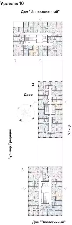 2-комнатная квартира: Тюмень, жилой комплекс Домашний (44.91 м) - Фото 1