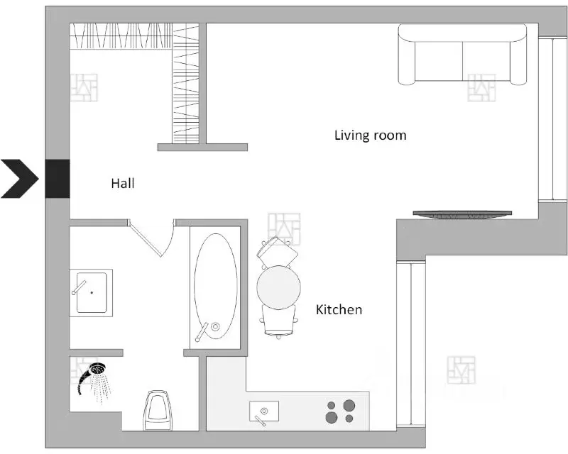 1-к кв. Москва Ленинградский просп., 37/4 (40.0 м) - Фото 2
