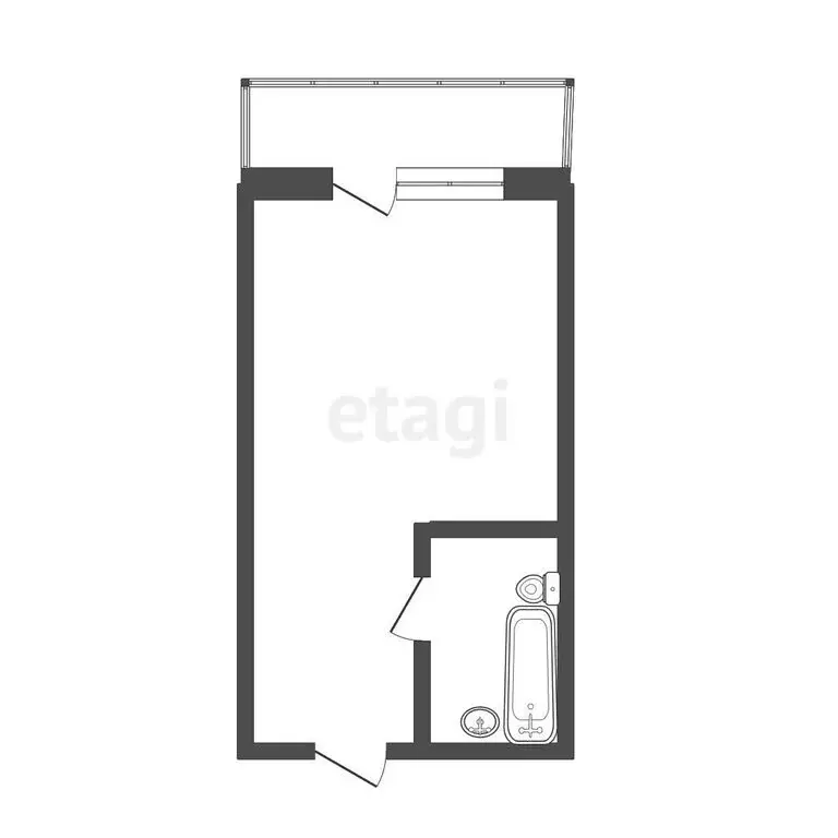 Квартира-студия: Барнаул, Змеиногорский тракт, 35А/1 (21.2 м) - Фото 0