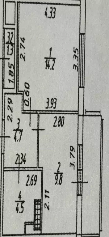 1-к кв. Санкт-Петербург аллея Арцеуловская, 23к2 (33.2 м) - Фото 1