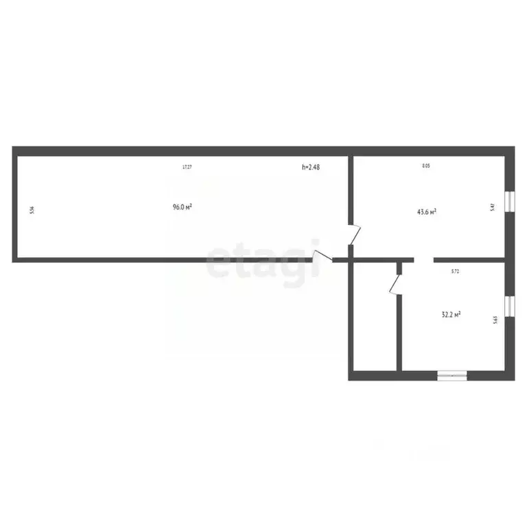 Помещение свободного назначения в Красноярский край, Красноярск ул. ... - Фото 2