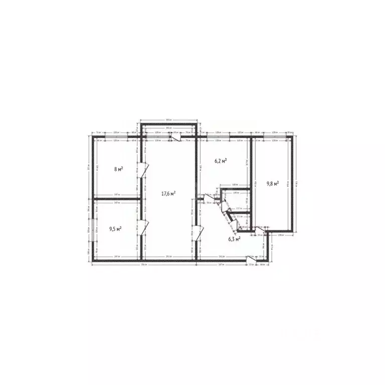 4-к кв. Дагестан, Махачкала ул. Ирчи Казака, 122А (64.0 м) - Фото 2