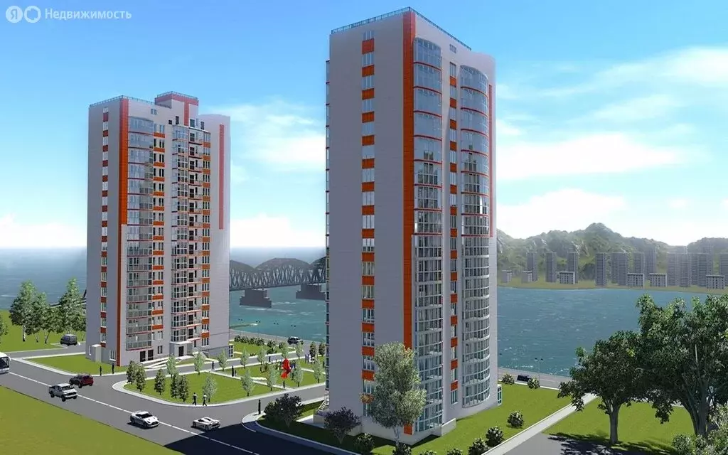 2-комнатная квартира: Красноярск, улица Борисова, 44 (52 м) - Фото 1