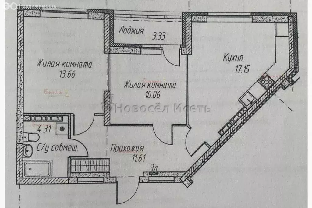 2-комнатная квартира: Екатеринбург, улица Щербакова, 18 (58 м) - Фото 0