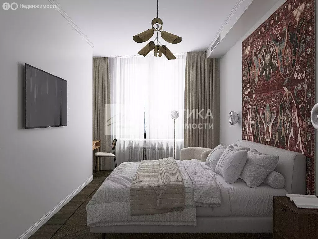 3-комнатная квартира: Москва, улица Врубеля, 4к1 (90.1 м) - Фото 1
