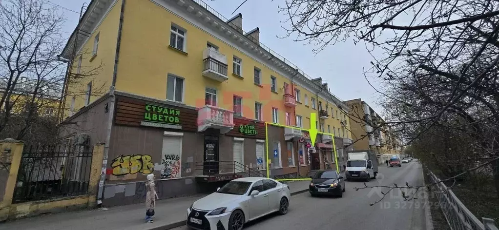 Торговая площадь в Свердловская область, Екатеринбург ул. Бажова, 45 ... - Фото 1