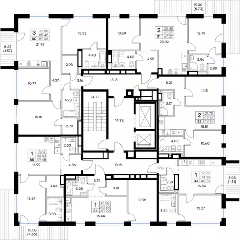 1-к кв. Татарстан, Казань Глоракс Премиум Экосити жилой комплекс ... - Фото 2
