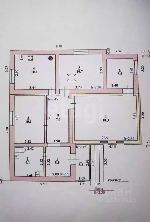 Дом в Липецкая область, Елец пос. Сахарного Завода, 13 (93 м) - Фото 2