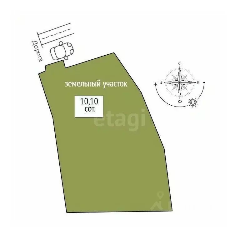 Участок в Свердловская область, Горноуральский муниципальный округ, ... - Фото 1