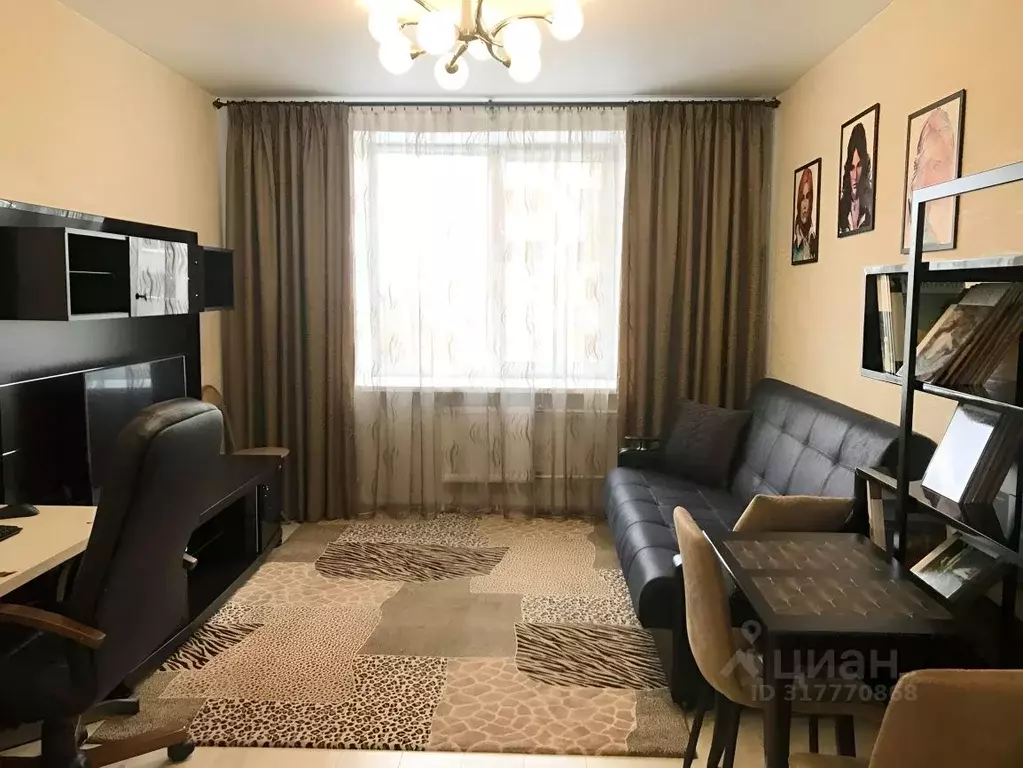 Студия Санкт-Петербург ул. Орджоникидзе, 59к2 (27.6 м) - Фото 0