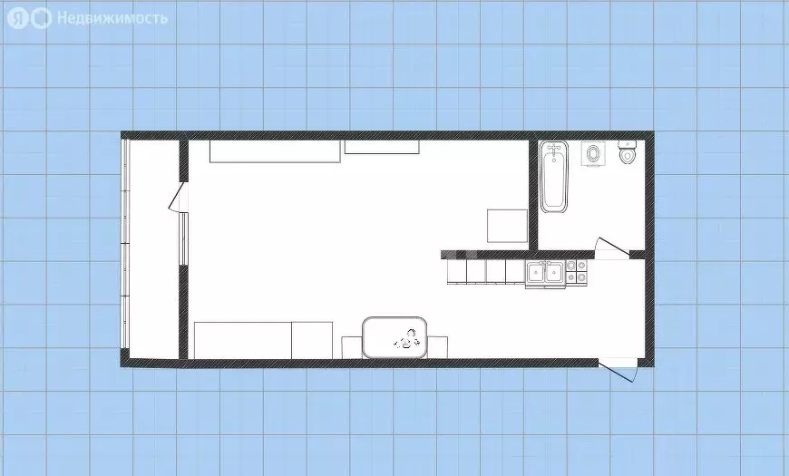 Квартира-студия: Бийск, Советская улица, 189/6 (31.8 м) - Фото 1