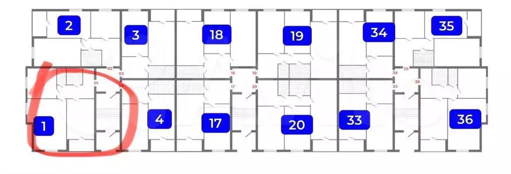 2-к. квартира, 62,6 м, 1/4 эт. - Фото 1