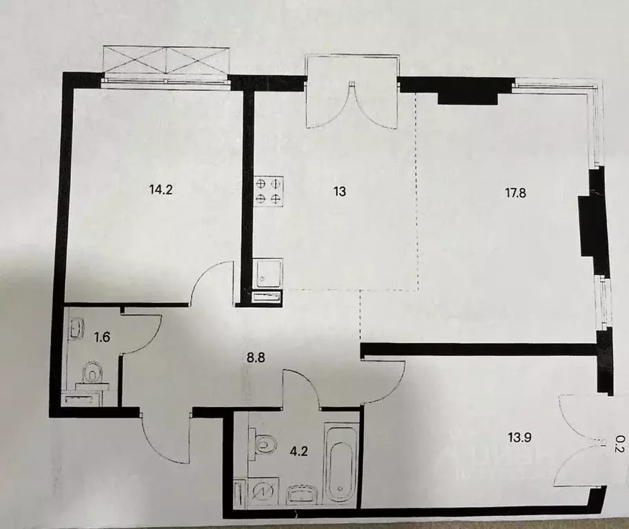 Офис в Москва Большая Филевская ул., 3к3 (75 м) - Фото 2