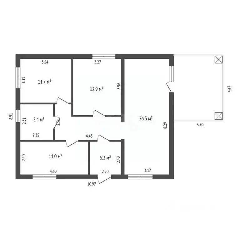 Дом в Белгородская область, Белгородский район, Поселок Разумное ... - Фото 2