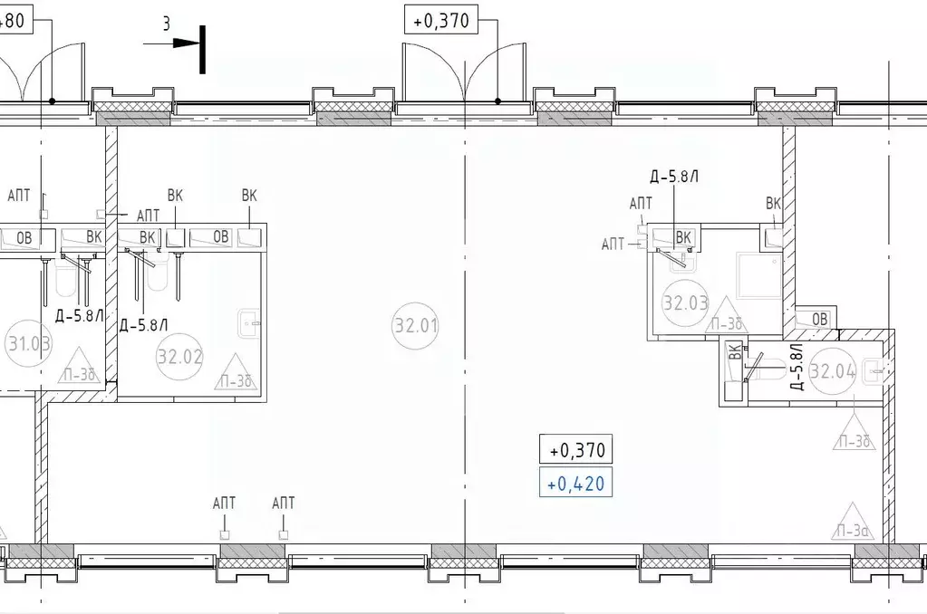 Торговая площадь в Москва Вейв жилой комплекс, 3 (86 м) - Фото 2