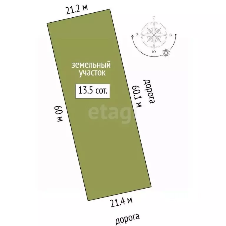 Участок в Свердловская область, Талица ул. Омутова (13.5 сот.) - Фото 2