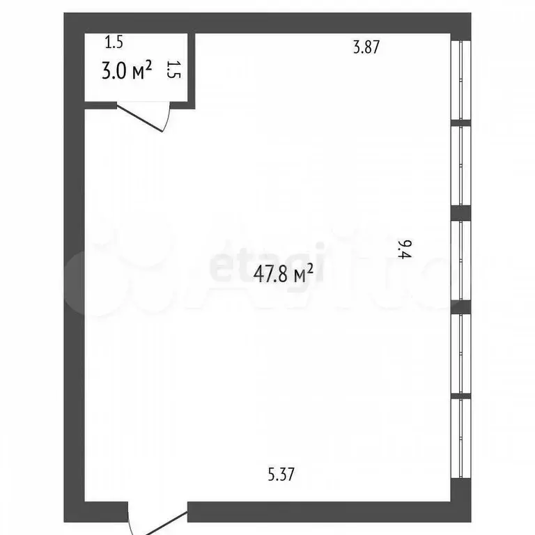 Продам помещение свободного назначения, 50.8 м - Фото 0