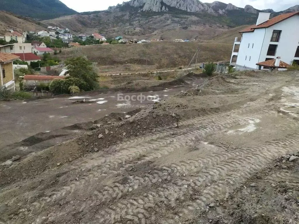Участок в Крым, Феодосия муниципальный округ, Коктебель пгт пер. ... - Фото 1