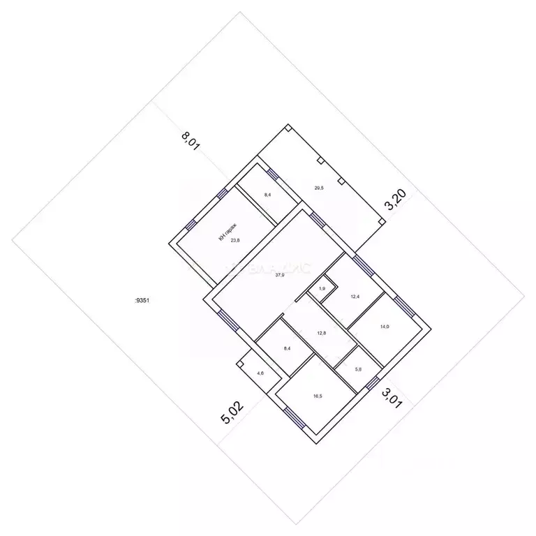 Дом в Воронежская область, Рамонский район, Новоживотинновское с/пос, ... - Фото 1