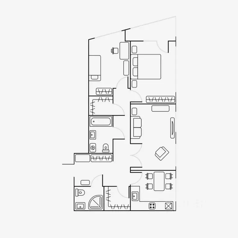 3-к кв. Москва Автозаводская ул., 23Бк2 (85.0 м) - Фото 1