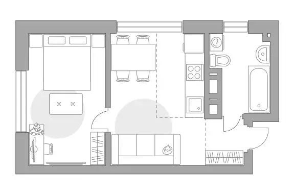 2-комнатная квартира: Уфа, жилой район Зелёная Роща, жилой комплекс ... - Фото 1