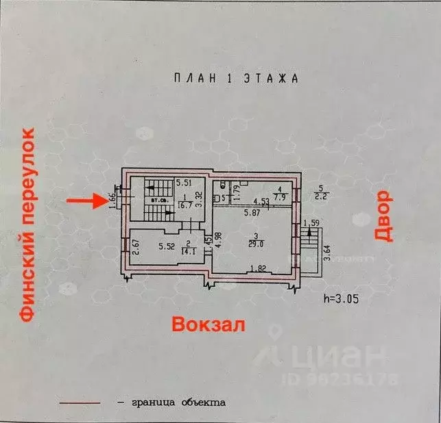 Торговая площадь в Санкт-Петербург Финский пер., 6 (153 м) - Фото 2