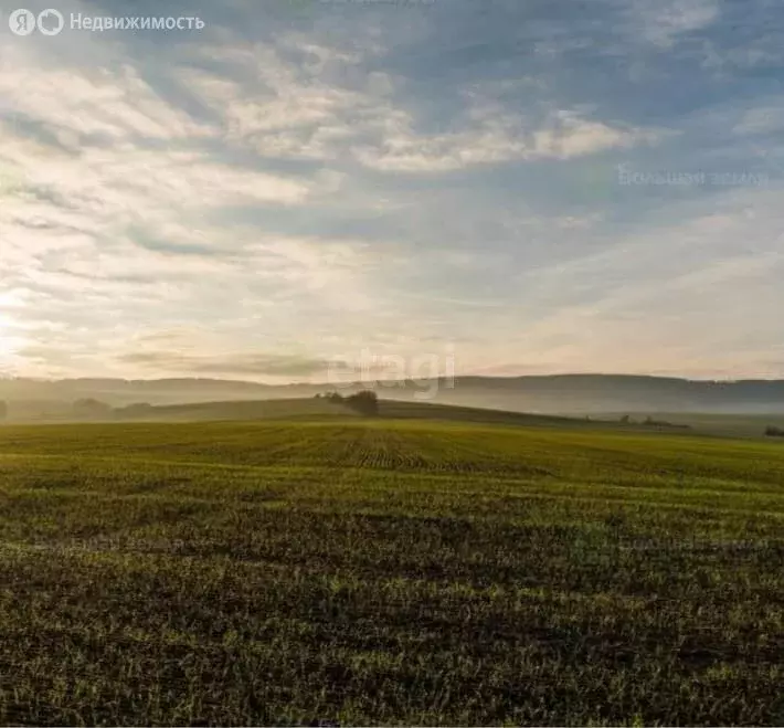 Участок в село Новосельское, Школьная улица (850.2 м) - Фото 1