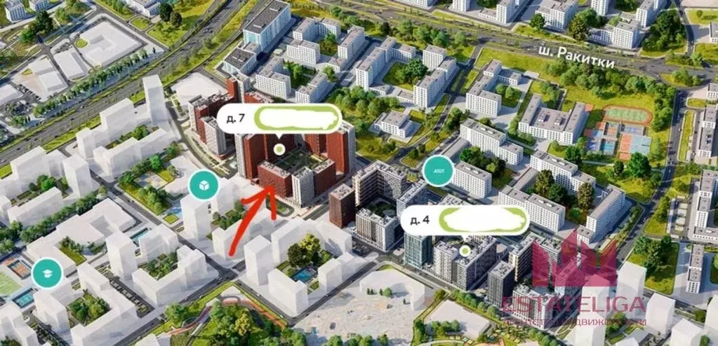 Помещение свободного назначения в Москва Деснаречье жилой комплекс, ... - Фото 2