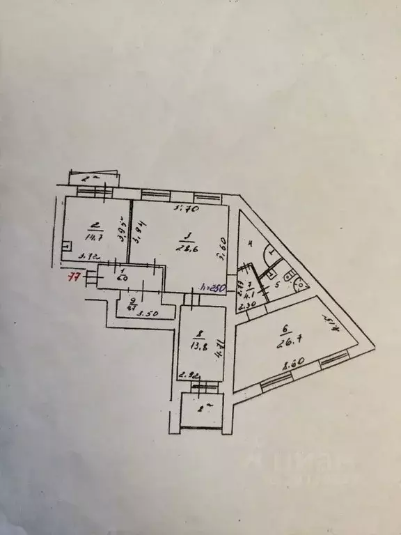 3-к кв. Астраханская область, Астрахань Набережная Золотого затона 1-я ... - Фото 2