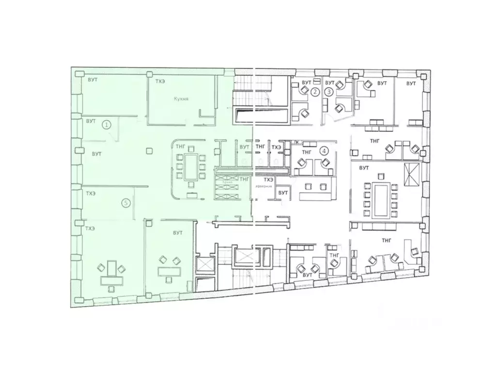 Офис в Москва Новинский бул., 3С1 (284 м) - Фото 2