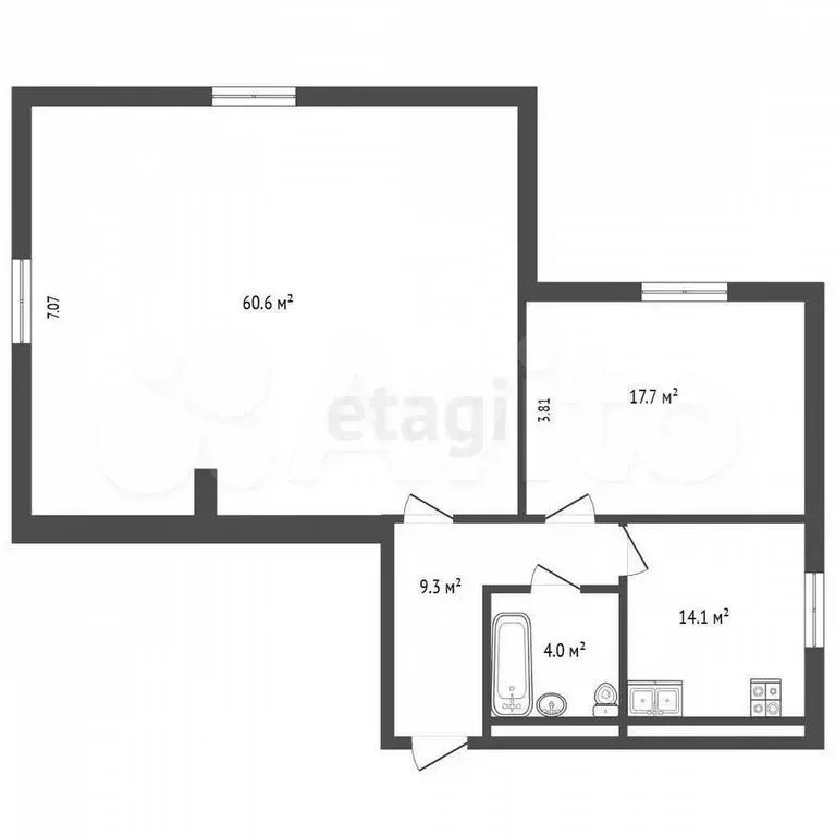 2-к. квартира, 87 м, 5/5 эт. - Фото 0