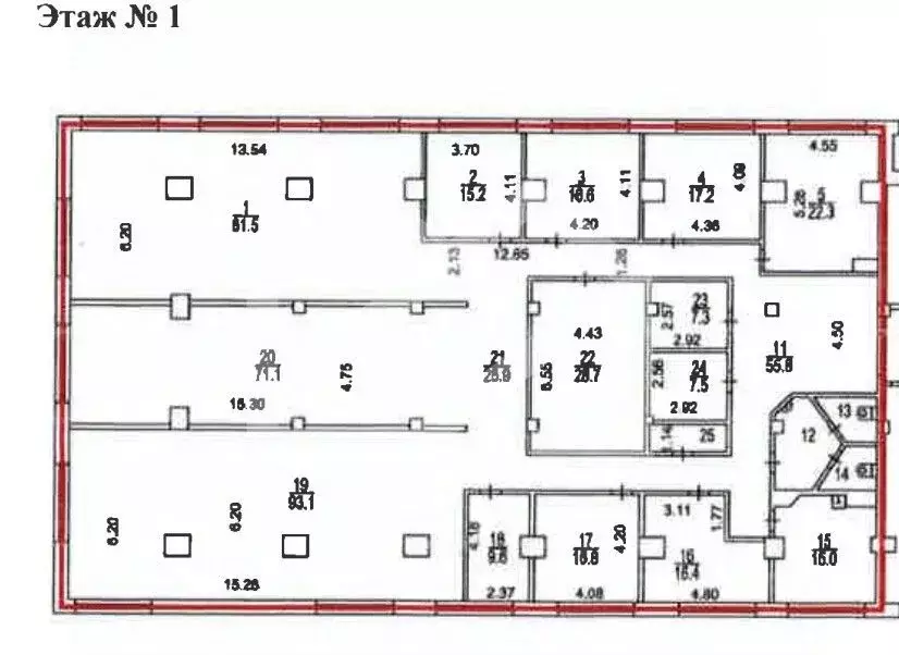 Помещение свободного назначения в Москва Бережковская наб., 16А (519 ... - Фото 2