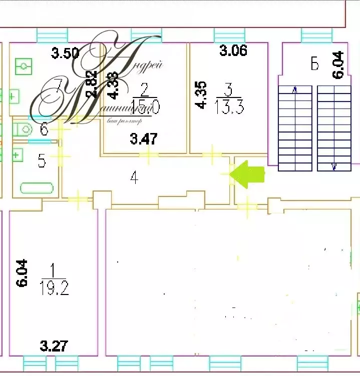 3-к кв. Москва ул. Ивана Бабушкина, 15к1-2 (75.8 м) - Фото 0