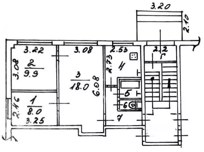 3-к кв. Калужская область, Калуга Анненки мкр, ул. Вишневского, 12 ... - Фото 2