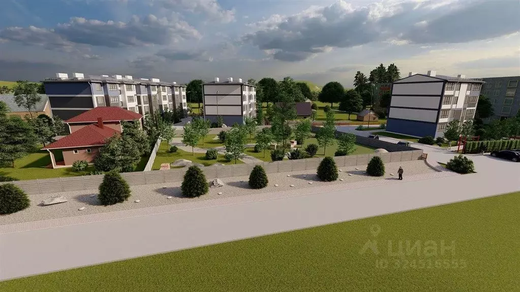 1-к кв. Крым, Симферопольский район, с. Перово ул. Ленина, 16 (35.55 ... - Фото 2