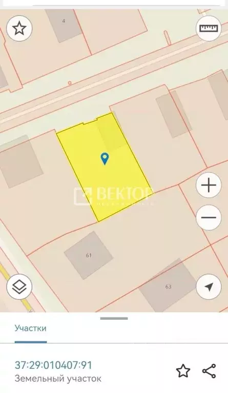 Участок в Ивановская область, Кохма ул. Уводская, 1 (6.5 сот.) - Фото 2