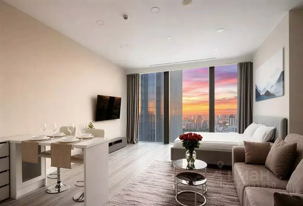 Студия Москва 1-й Красногвардейский проезд, 22с1 (60.0 м) - Фото 1