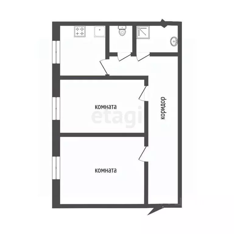 2-к кв. Москва Гвардейская ул., 17К1 (68.2 м) - Фото 1