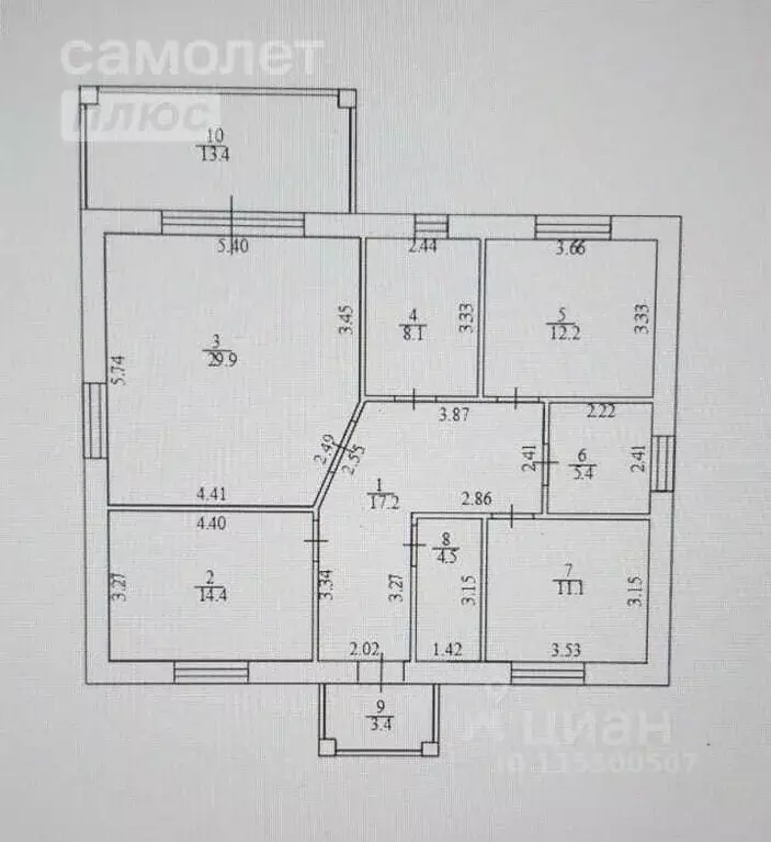 дом в татарстан, высокогорский район, семиозерское с/пос, д. макаровка . - Фото 1