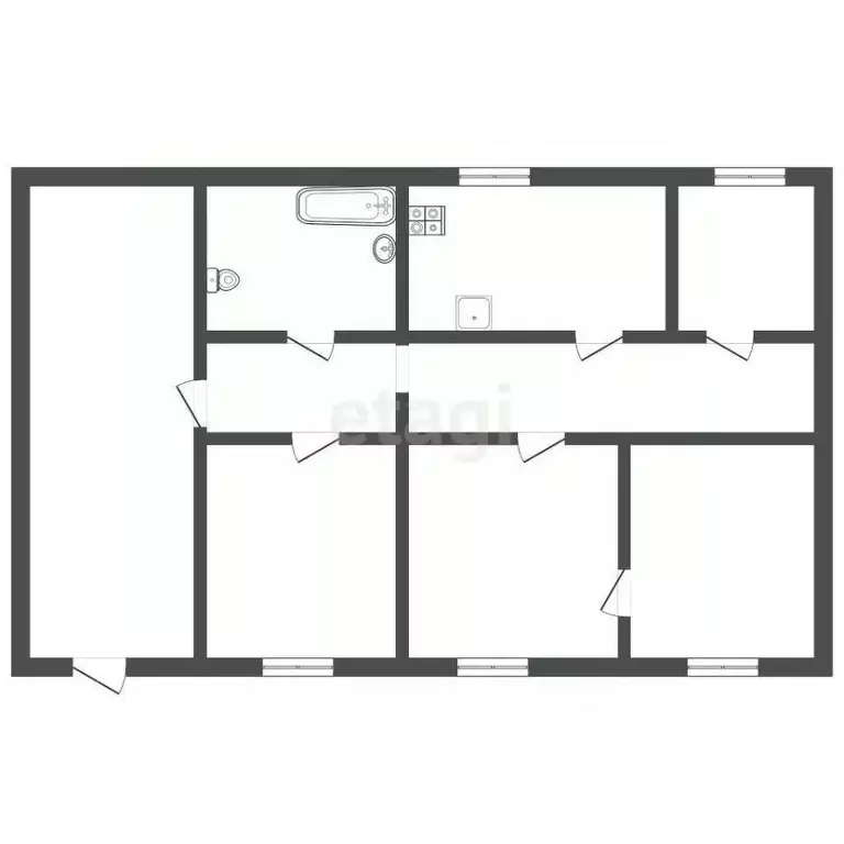 Дом в Нижегородская область, Выкса ул. Фрунзе, 45 (118 м) - Фото 1