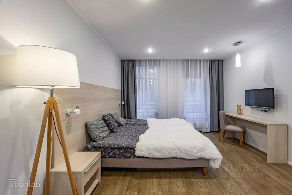 Студия Санкт-Петербург ул. Академика Павлова, 7 (27.9 м) - Фото 1