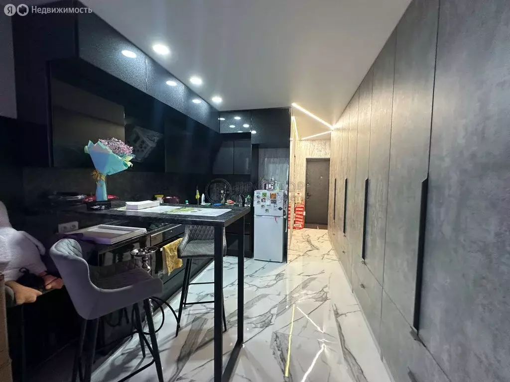 Квартира-студия: посёлок Рыбхоз, Ромашковая улица, 63к3 (30 м) - Фото 1