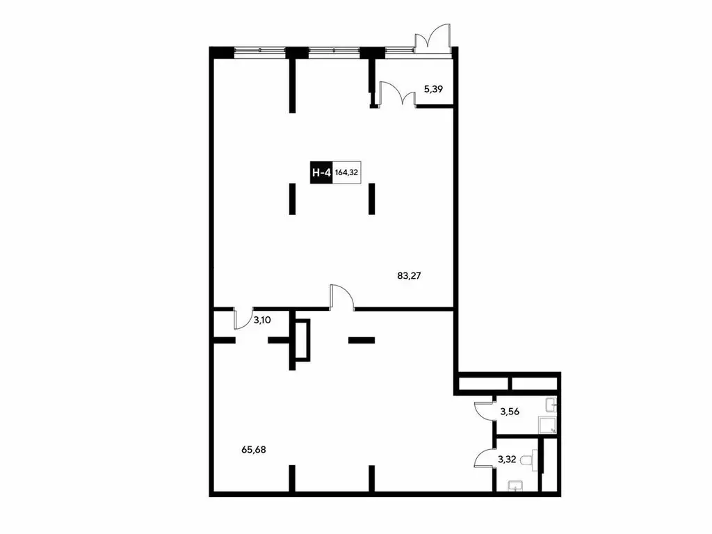 Офис (164.32 м) - Фото 1