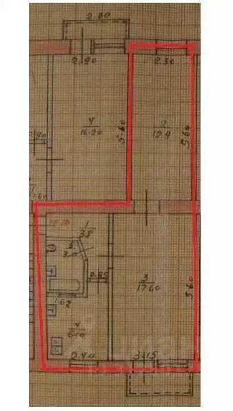 2-к кв. Карачаево-Черкесия, Карачаевск ул. Мира, 1 (43.4 м) - Фото 1