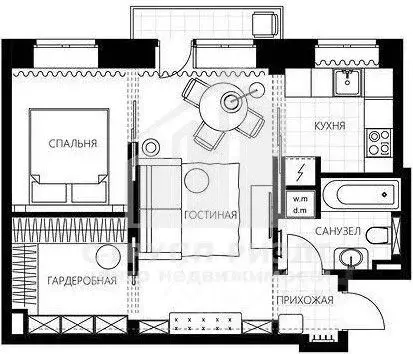 2-к кв. Калининградская область, Калининград ул. Горького, 18 (42.0 м) - Фото 2