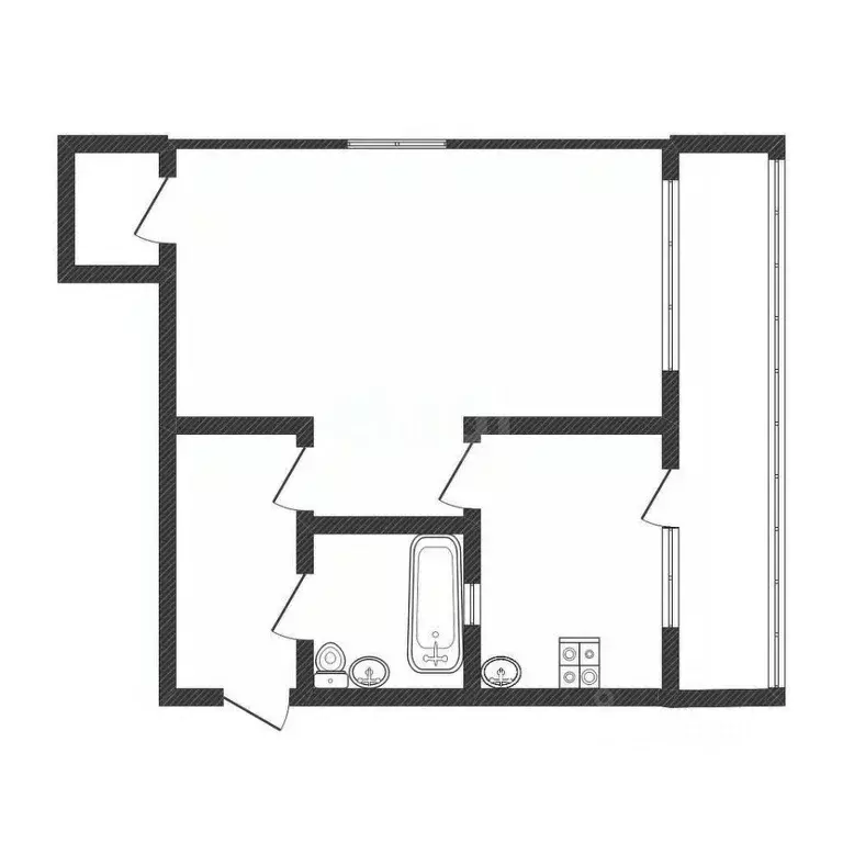 1-к кв. Воронежская область, Нововоронеж ул. Мира, 18 (31.7 м) - Фото 2