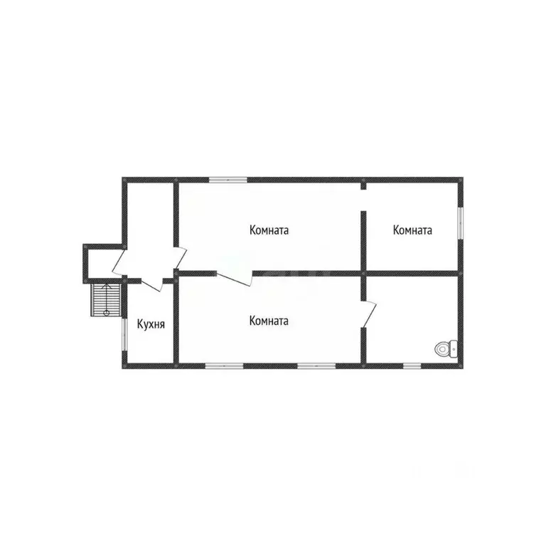 Дом в Алтайский край, Бийск ул. Ильи Репина, 45 (54 м) - Фото 2